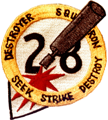 Coat of arms (crest) of the Destroyer Squadron Twentyeight, US Navy