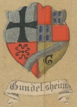 Wappen von Gundelsheim (Württemberg)/Coat of arms (crest) of Gundelsheim (Württemberg)