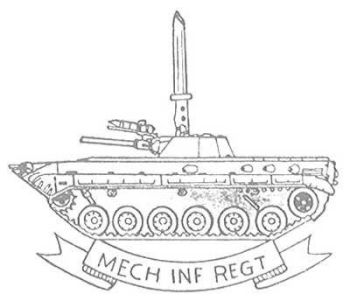 Coat of arms (crest) of the The Mechanised Infantry Regiment, Indian Army