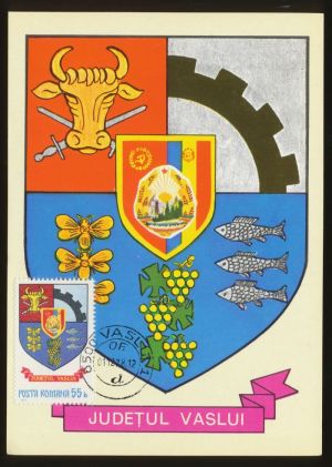 Coat of arms (crest) of Vaslui (county)