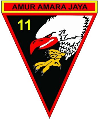 Coat of arms (crest) of the 11st Assault Squadron, Indonesian Army