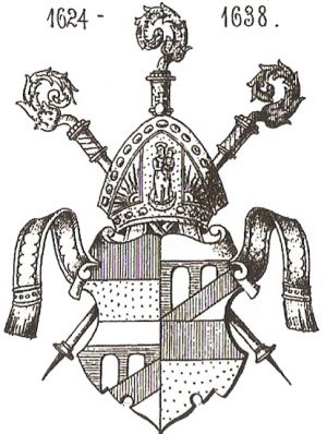 Arms (crest) of Johann Christoph von Brambach