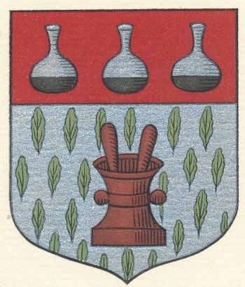 Arms (crest) of Pharmacists in Pont-l'Abbé