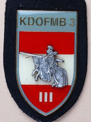 Coat of arms (crest) of the 3rd Command Signal Battalion, Austrian Army