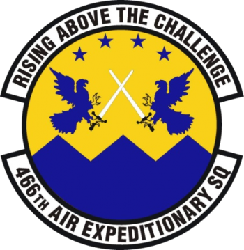 Coat of arms (crest) of the 466th Air Expeditionary Squadron, US Air Force