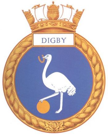 Coat of arms (crest) of the HMCS Digby, Royal Canadian Navy