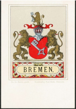 BREMEN"BUTTON"WAPPEN/DEUTSCHLAND/PATRIOT/HEIMAT/GERMANY/SCHWARZ-ROT-GOLD
