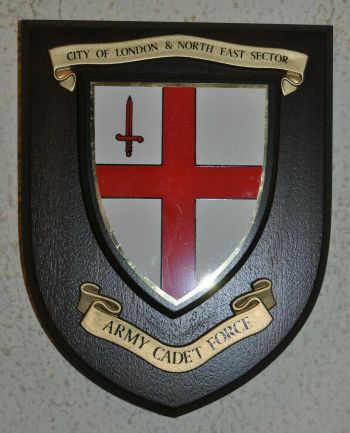 Coat of arms (crest) of the City of London North East Sector Army Cadet Force, British Army
