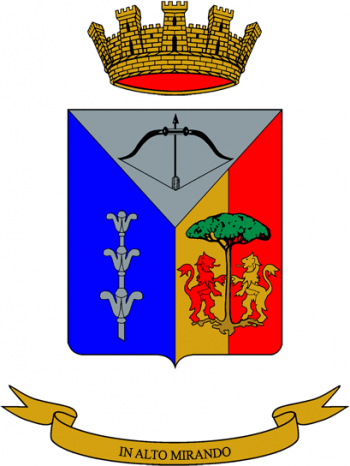 Coat of arms (crest) of the 2nd Anti-Aircraft Artillery Regiment, Italian Army