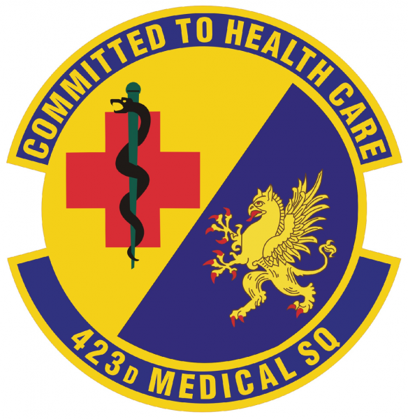 File:423rd Medical Squadron, US Air Force.png