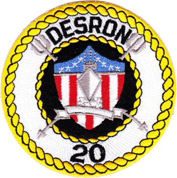 Coat of arms (crest) of the Destroyer Squadron Twenty, US Navy