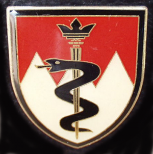 Coat of arms (crest) of the Medical Battalion 12, Germany