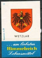 Wappen von Wetzlar/Arms (crest) of Wetzlar