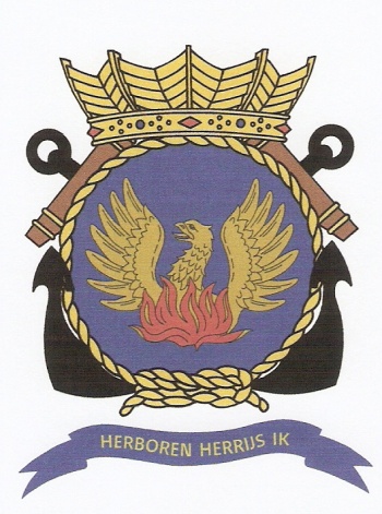 Coat of arms (crest) of the 990th Squadron - Naval Air Base De Kooy, Netherlands Navy