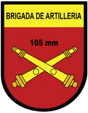 Coat of arms (crest) of the Field Artillery Brigade ''Santa Bárbara'', Guatemalan Army