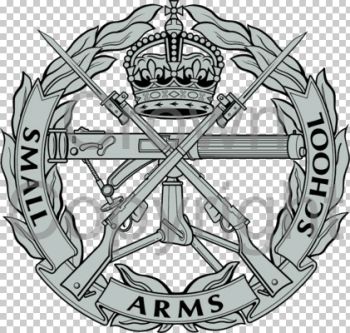 Coat of arms (crest) of Small Arms School Corps, British Army
