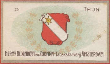 Thun - Wappen - Armoiries - coat of arms - crest of Thun