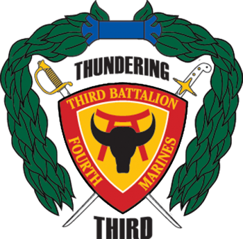 Coat of arms (crest) of the 3rd Battalion, 4th Marines, USMC