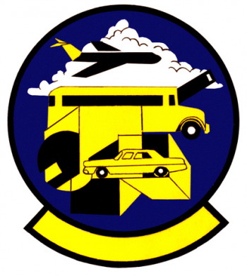 Coat of arms (crest) of the 513th Transportation Squadron, US Air Force