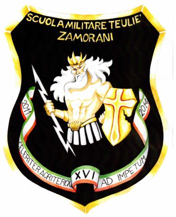 Coat of arms (crest) of the Course Zamorani I 2011-2014, Military School Teulié, Italian Army