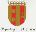 Wapen van Rozenburg/Coat of arms (crest) of Rozenburg