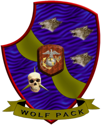 Coat of arms (crest) of the 3rd Light Armored Reconnaissance Battalion, USMC