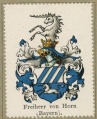 Wappen Freiherr von Horn