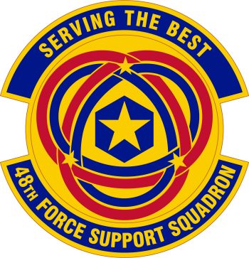 Coat of arms (crest) of the 47th Force Support Squadron, US Air Force
