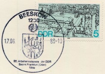 Wappen von Beeskow/Coat of arms (crest) of Beeskow