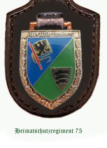 Coat of arms (crest) of the Home Defence Regiment 75, German Army