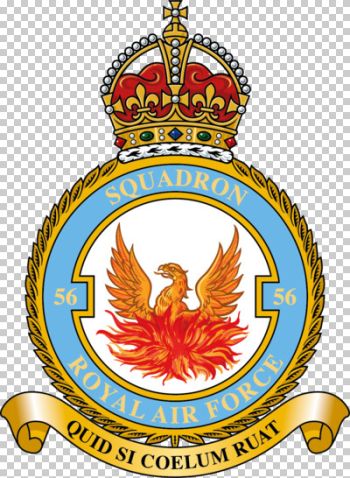 Coat of arms (crest) of No 56 Squadron, Royal Air Force