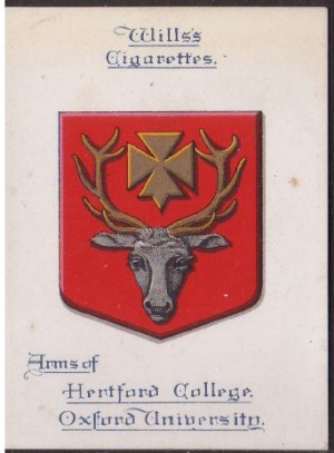 Coat of arms (crest) of Hertford College (Oxford University)