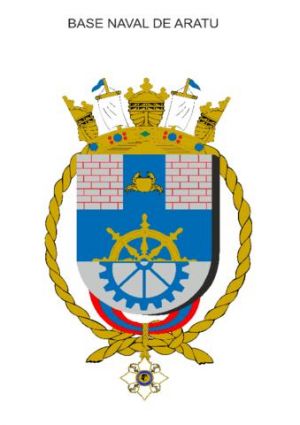 Coat of arms (crest) of the Aratu Naval Base, Brazilian Navy