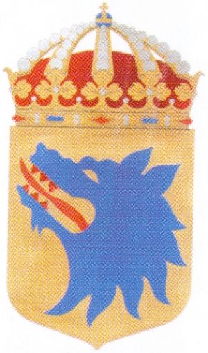 Coat of arms (crest) of the HMS Vidar, Swedish Navy