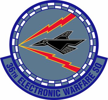 Coat of arms (crest) of the 36th Electronic Warfare Squadron, US Air Force