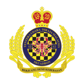 Coat of arms (crest) of the No 12 Squadron, Royal Malaysian Air Force