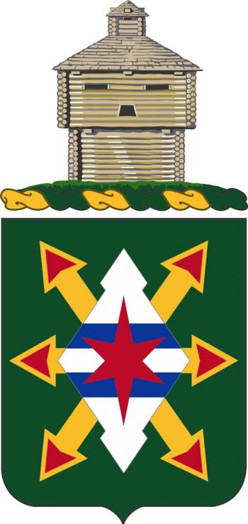 Coat of arms (crest) of the 33rd Military Police Battalion, Illinois Army National Guard
