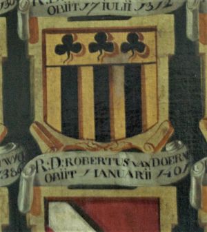 Arms (crest) of Robertus van Doerne