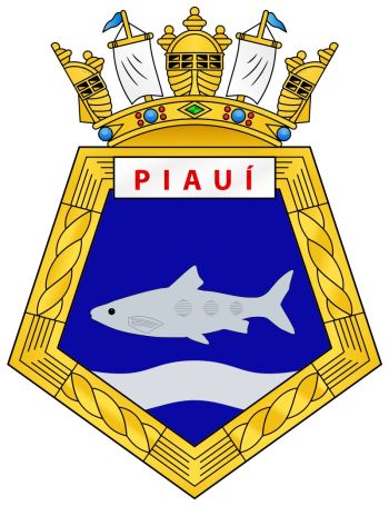 Coat of arms (crest) of the Destroyer Piauí, Brazilian Navy
