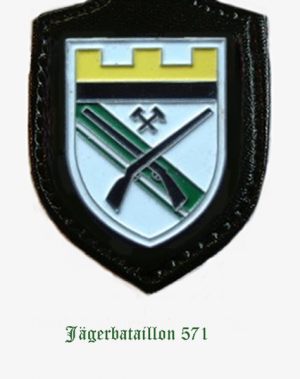 Coat of arms (crest) of the Jaeger Battalion 571, German Army