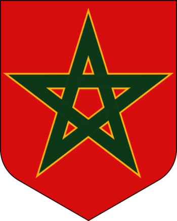 Coat of arms (crest) of the Morocco Departemental Gendarmerie Legion, France