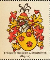 Wappen Freiherren Heusslein von Eussensheim