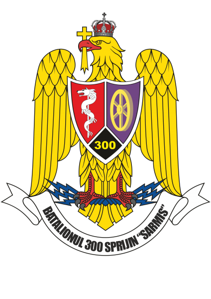 File:300th Support Battalion Sarmis, Romanian Army.png