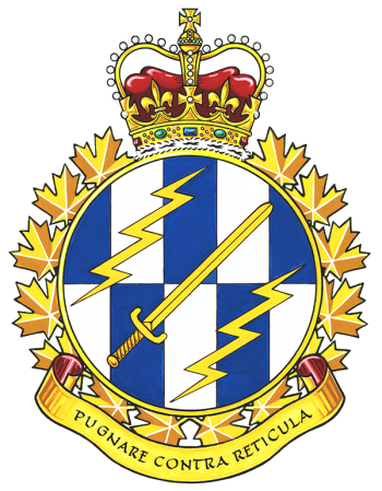 Coat of arms (crest) of the Canadian Forces Network Operations Centre, Canada