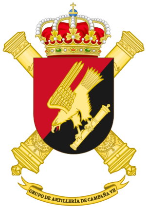 Field Artillery Group VII, Spanish Army.png