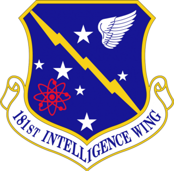 Coat of arms (crest) of the 181s Intelligence Wing, Indiana Air National Guard