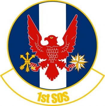 Coat of arms (crest) of the 1st Special Operations Squadron, US Air Force
