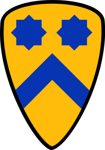 Coat of arms (crest) of the 2nd Cavalry Division, US Army