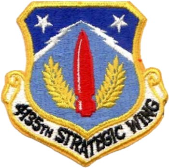 Coat of arms (crest) of the 4135th Strategic Wing, US Air Force