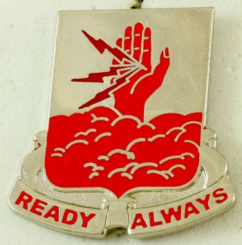 Coat of arms (crest) of 502nd Signal Battalion, US Army